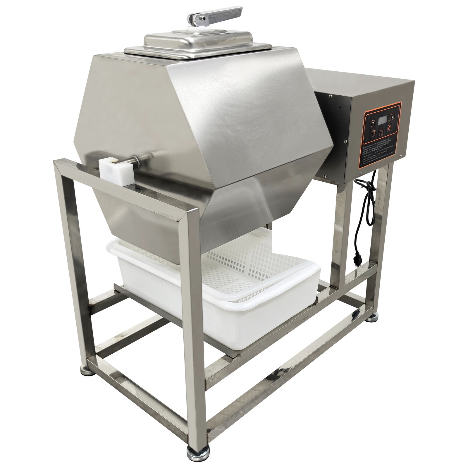 70L Commercial Meat Tumbler Marinator Machine Stainless Steel Electric Food Mari