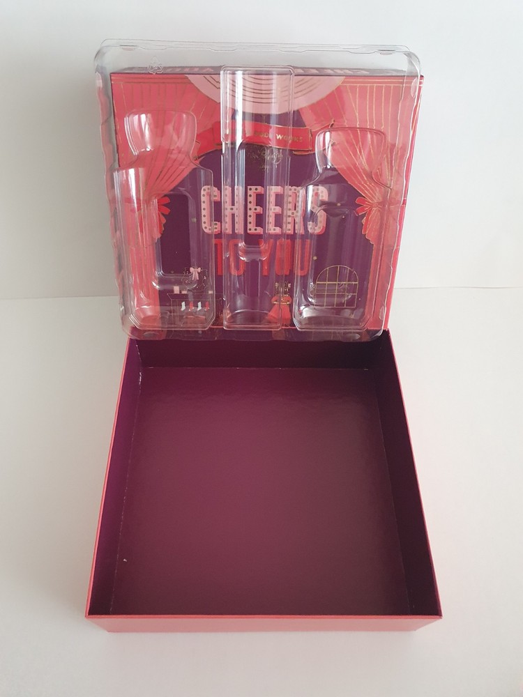 Bath & Body Works Cheers To You Nutcracker Empty Red Gift Box