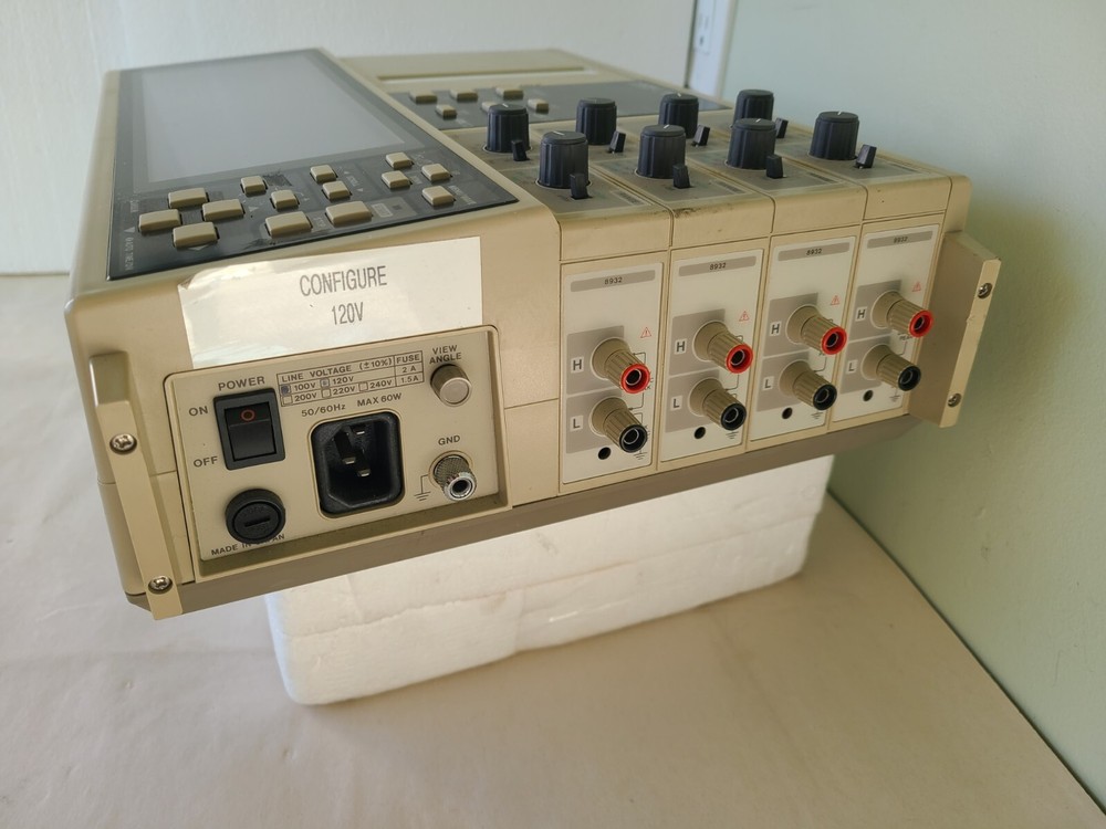 Hioki 8830 Memory Hi Corder, Powers Up, Untested