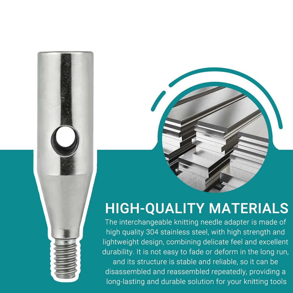 4 Pack Interchangeable Tip Adapter Replacement Part For ChiaoGoo Mini Cable