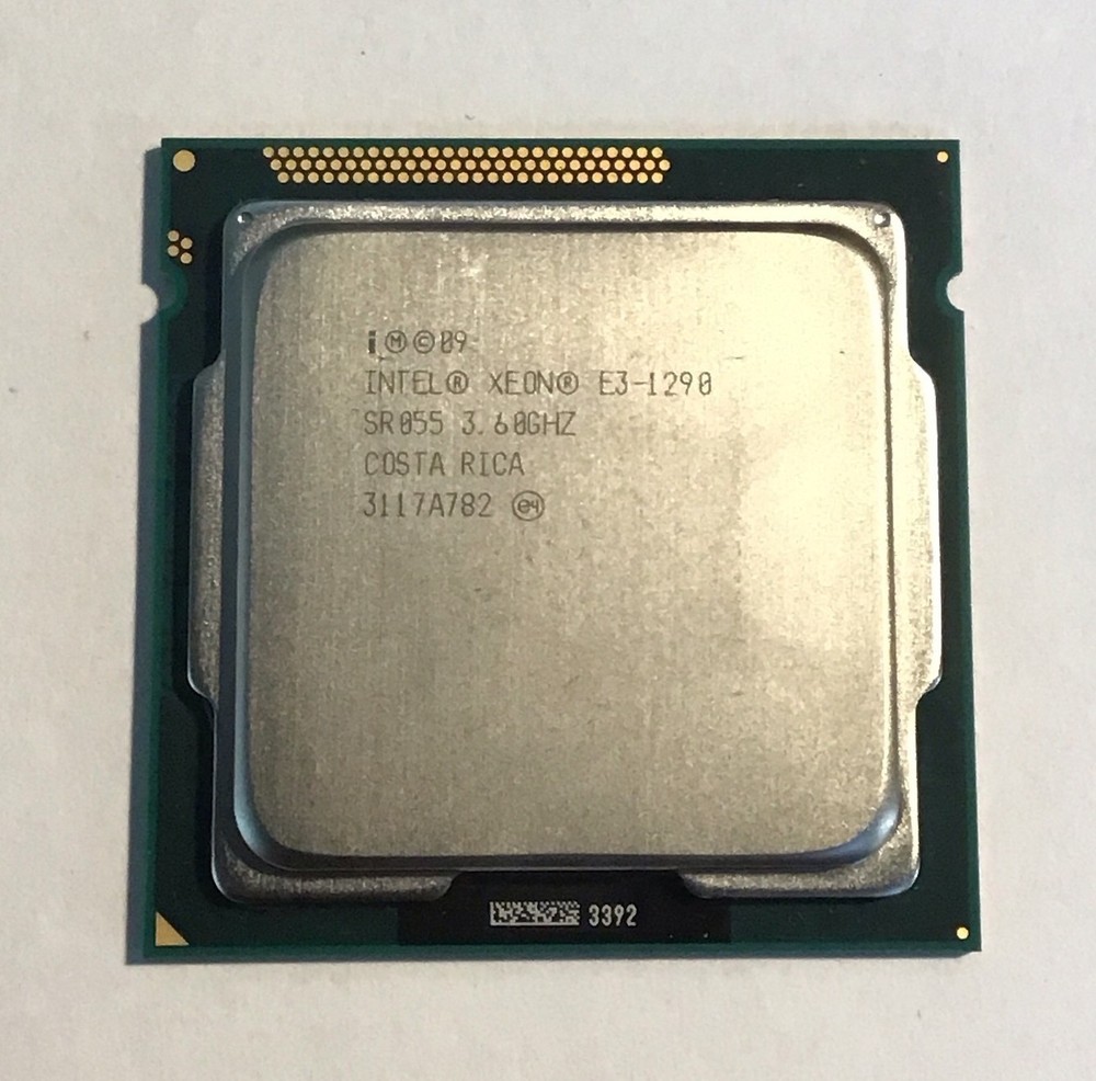 Intel Xeon E3-1290 SR055 3.60GHz Quad Core 8MB LGA1155 CPU Processor