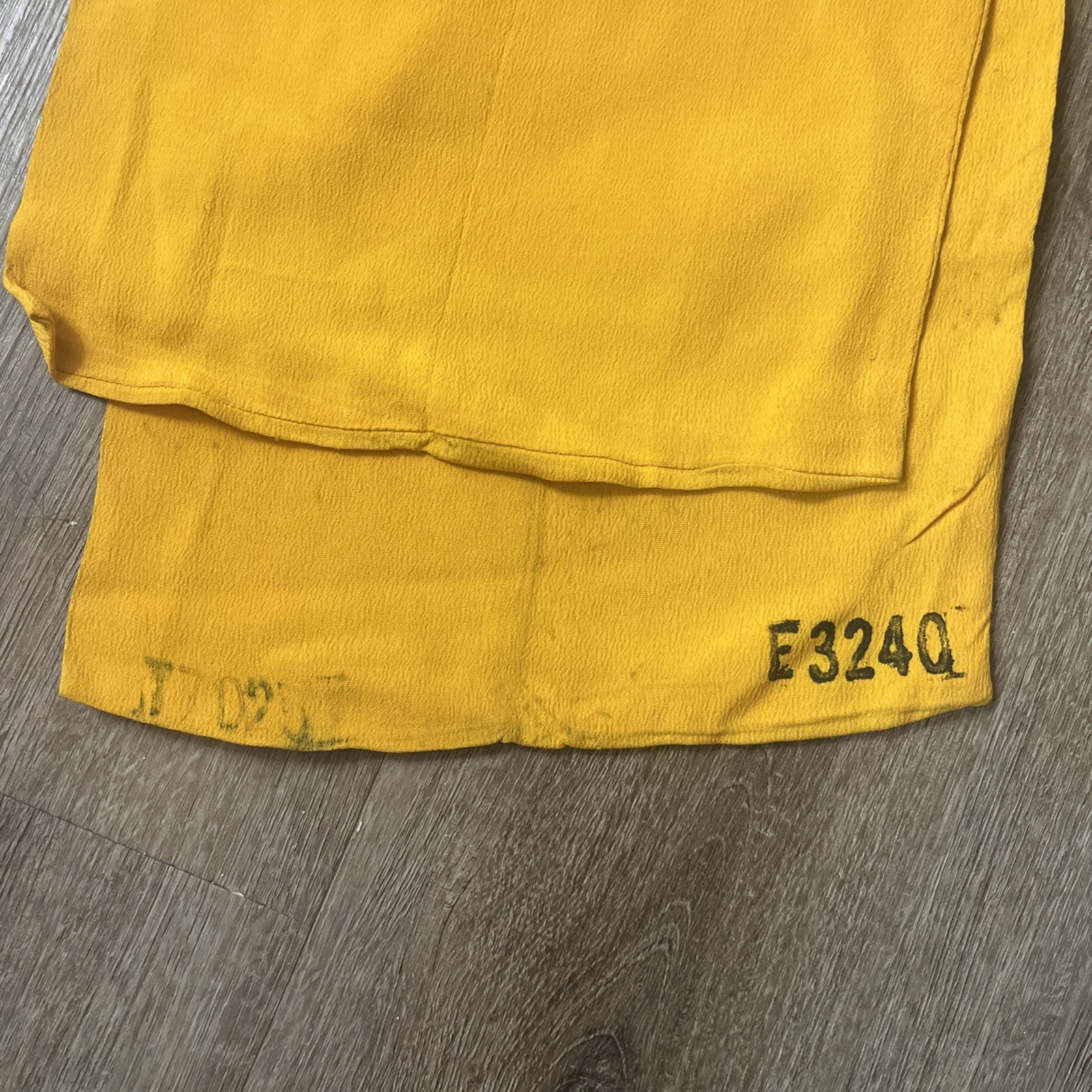 WWII Korea Cavalry Armored Garrison Cap Tie Hat Ascot MILITARY Yellow Vietnam