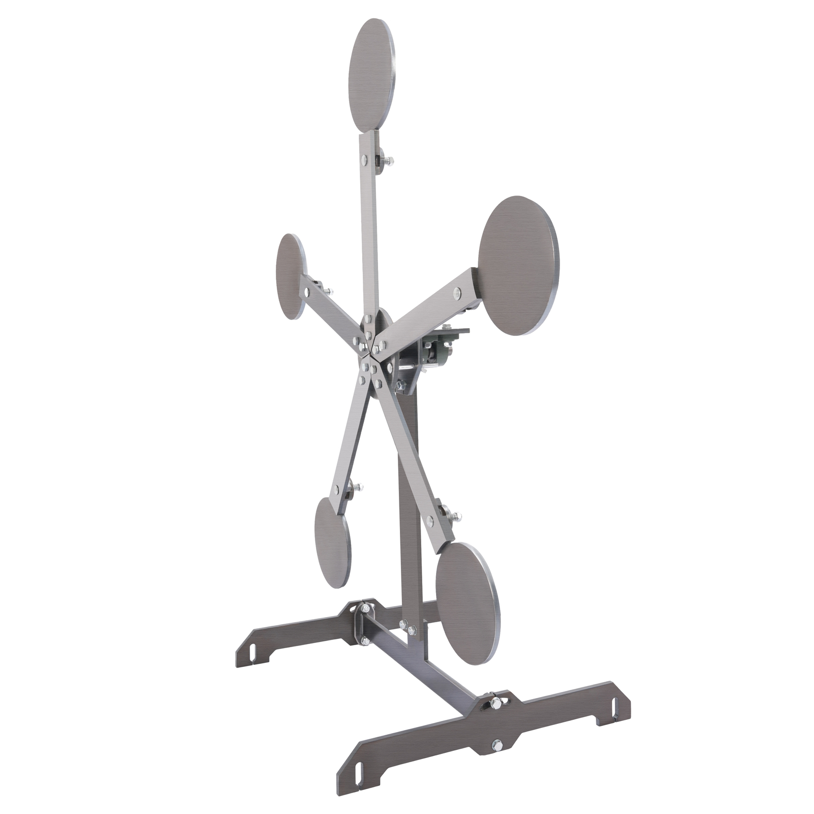 Portable Metal Reactive Steel Shooting Target - 8in Paddles “No Weld”