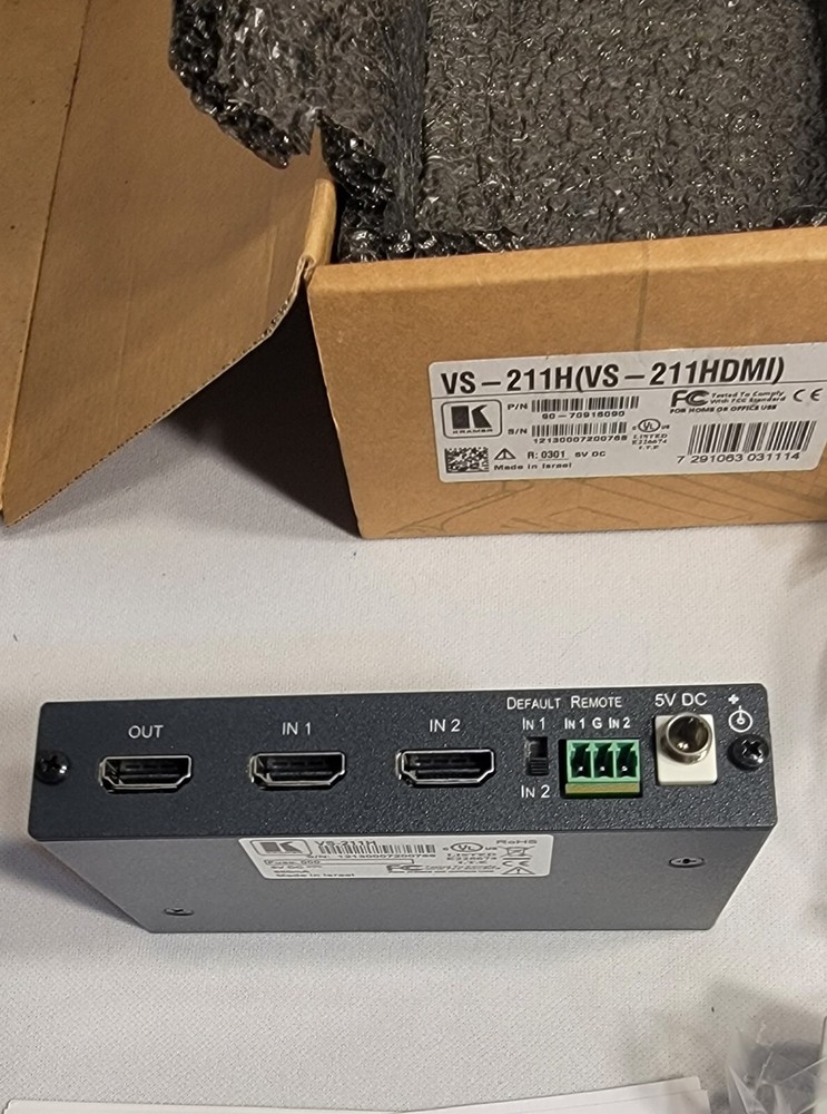 New Kramer Electronics HDMI Switch VS-211H k125