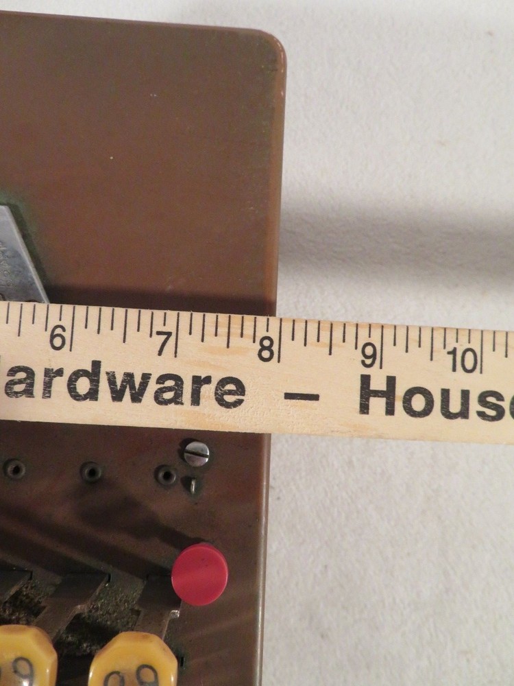 Vintage Antique Comptometer Adding Machine Felt Tarrant 1920s