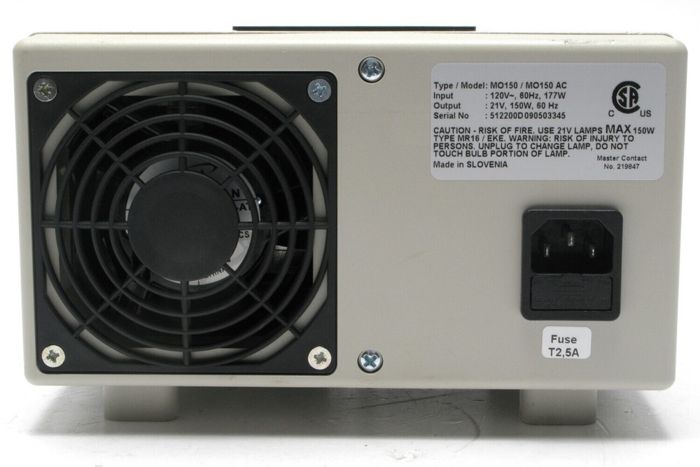 Excel Technologies XL37050 Model MO150 Fiber Optic Light Source, 150W, No bulb