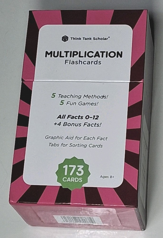 Think Tank Scholar 173 Multiplication Flash Set Games & Teaching Methods