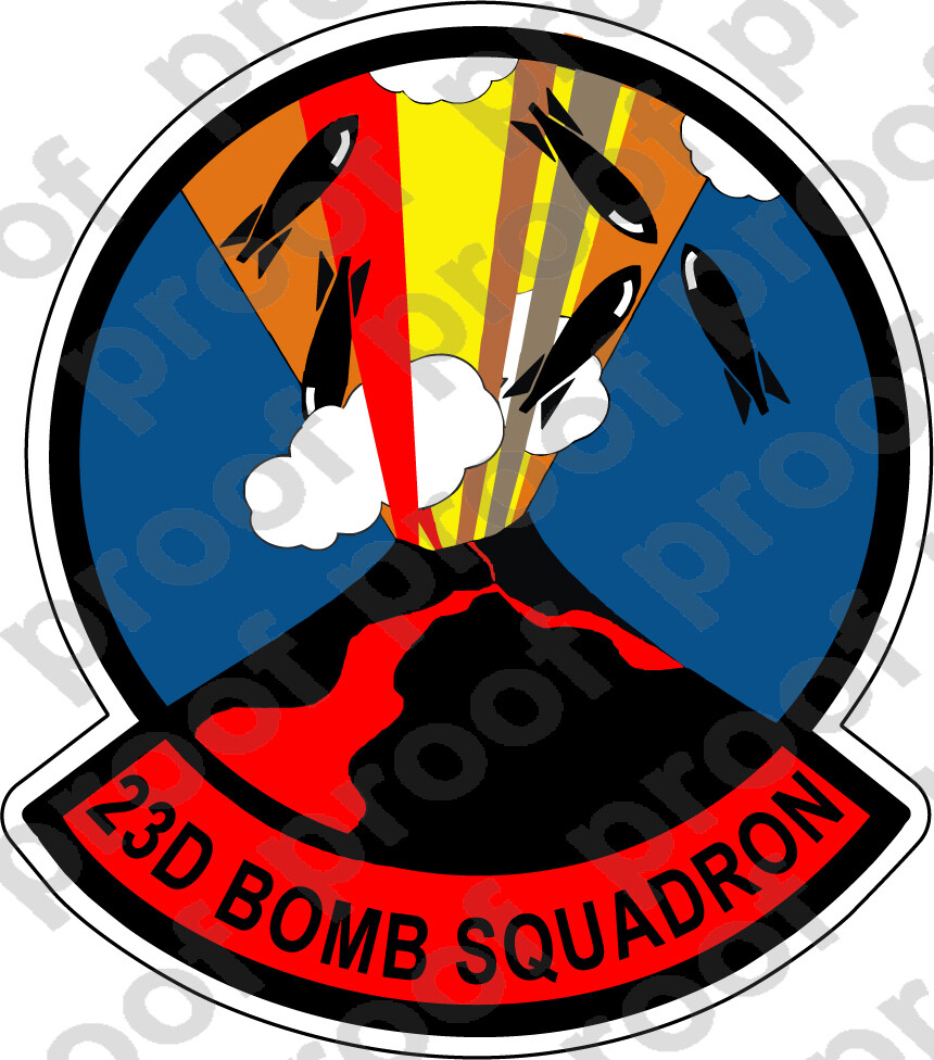 STICKER USAF  23RD BOMB SQUADRON