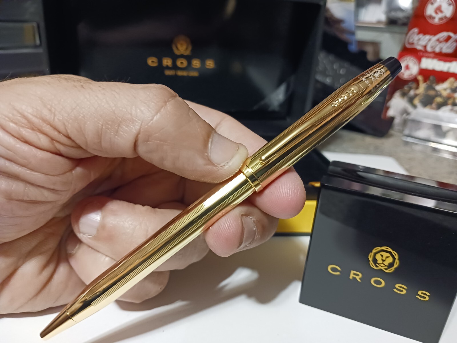 NEW Cross USA Classic Century II 23kt Gold Ballpoint Pen $300 CHRISTMAS GIFT