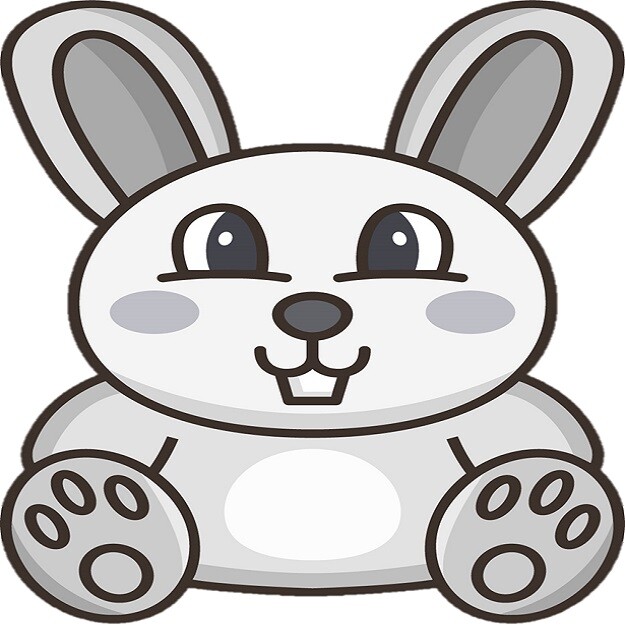 30 Custom Bunny Rabbit Personalized Address Labels