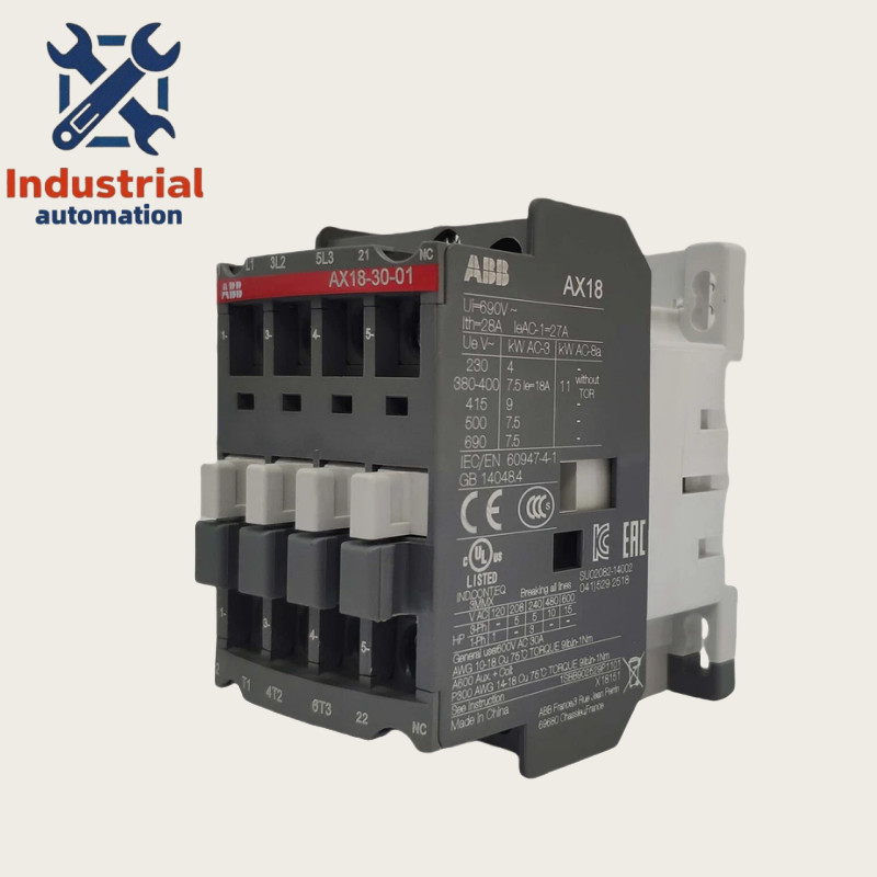AX18-30-01-80 1PCS NEW ABB Contactor AX18-30-01-80