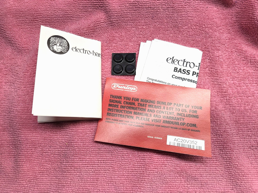Electro-Harmonix EHX Bass Preacher - Compressor/Sustainer Effects Pedal