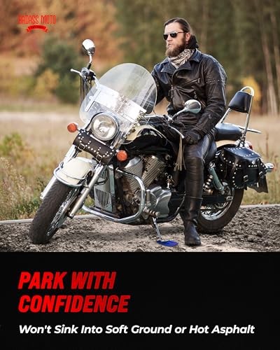 Motorcycle Kickstand Pads - Motorcycle Pads Durable Motorcycle 1-Pack