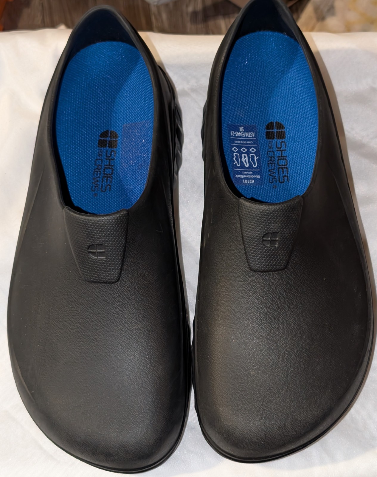 Shoes for Crews Black Slip Resistant Küchen Clog Lightweight Men's Size 11