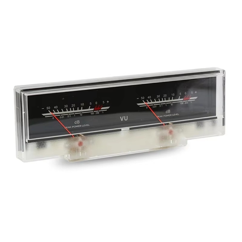 Pointer VU Meter Stereo Audio Amplifier Board DB Sound Level Indicator6819
