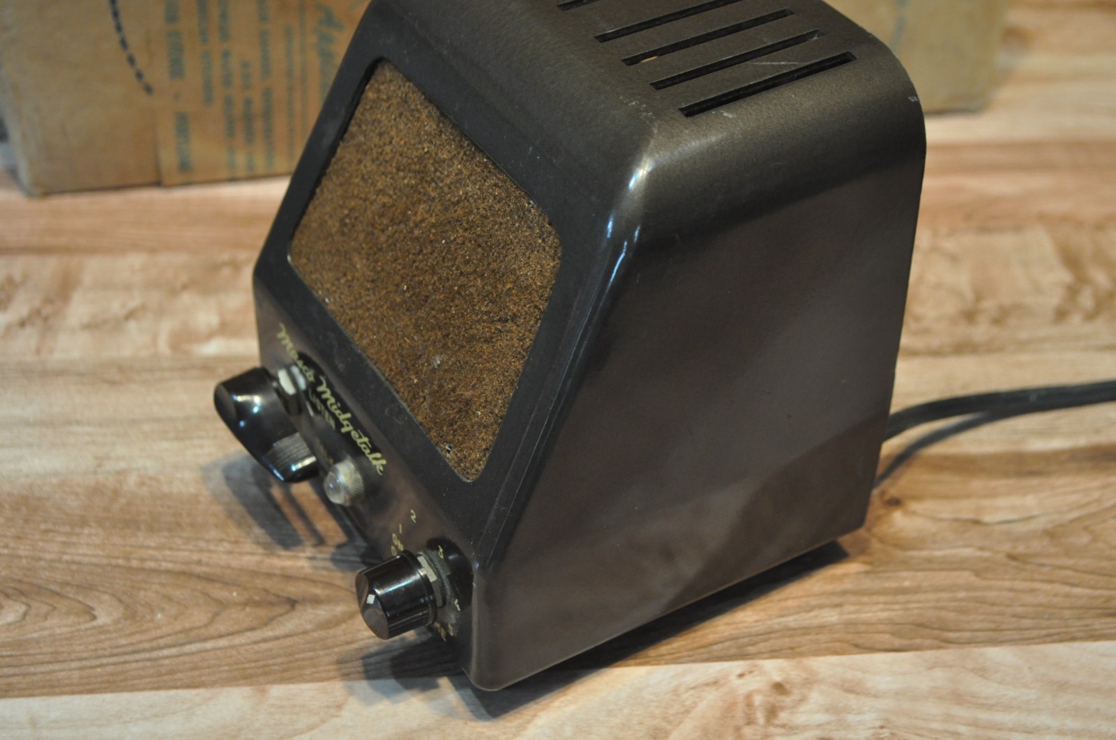 VINTAGE 1950's MASCO MTR Midgetalk WIRELESS VACUUM TUBE INTERCOM in BOX