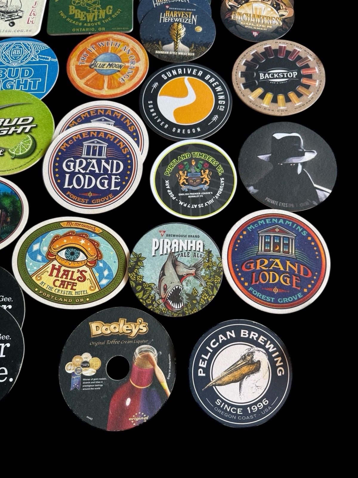 53 Vtg Collectable Brewery/Wine Bar Coasters Breweriana PNW etc.