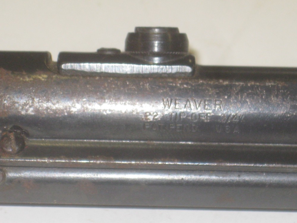 Antique Weaver B6 Scope with the Mounting Base