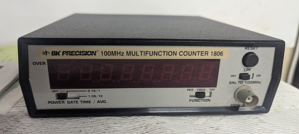 B&K Precision 100 MHz Multifunction Counter 1806