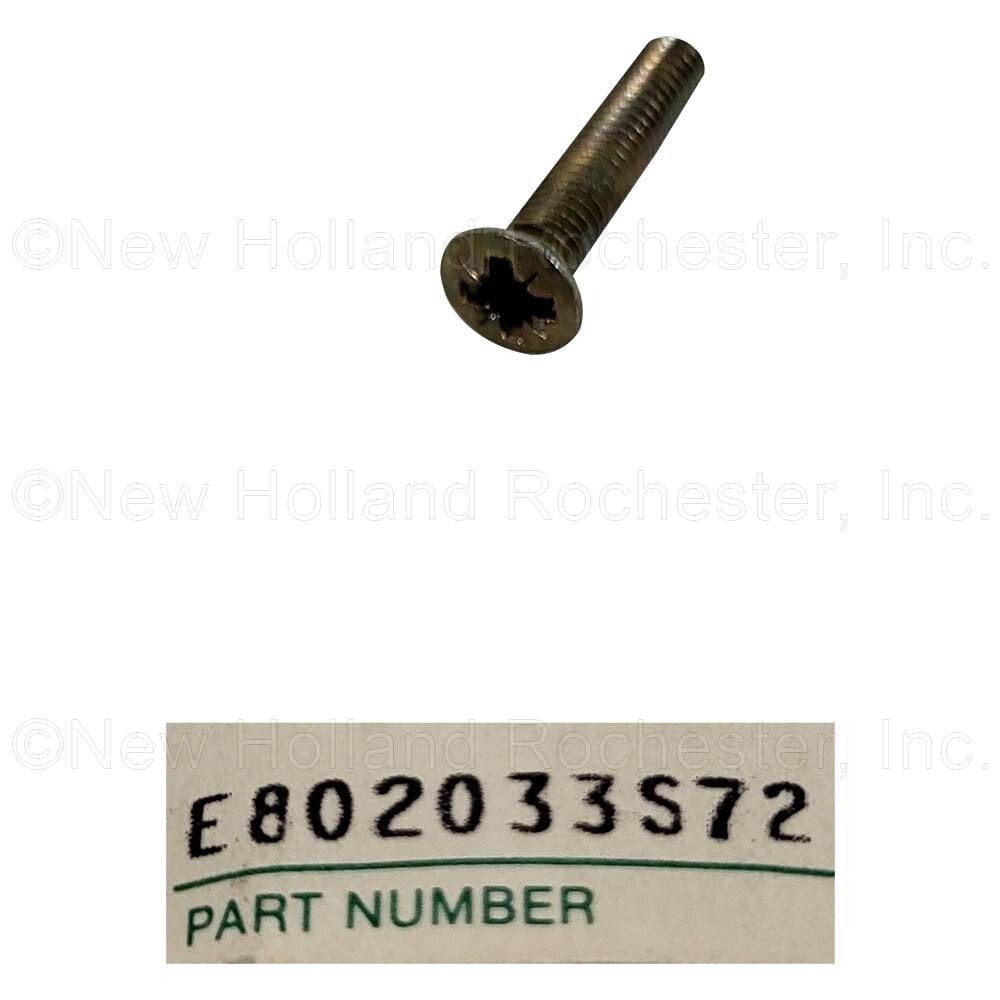 New Holland Screw Part # E802033S72