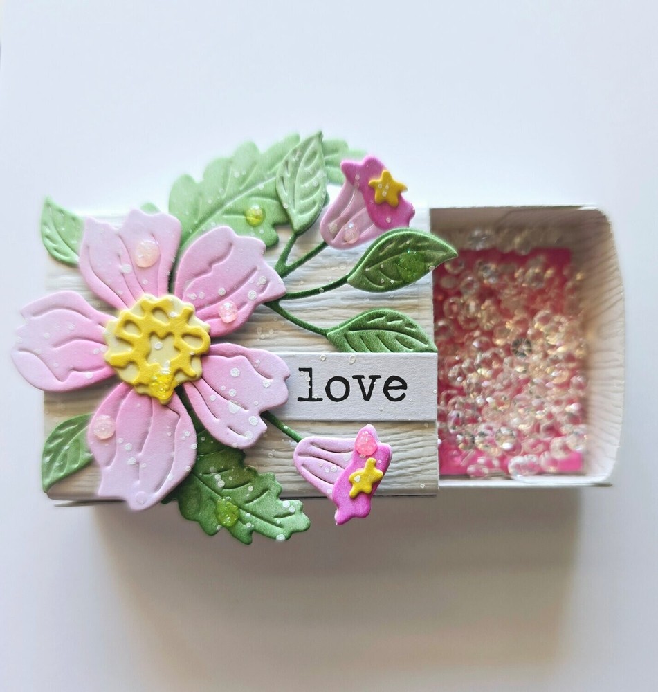 Sizzix Thinlits 10pc Vault Matchbox #666604 Retail $20.99 by Tim Holtz
