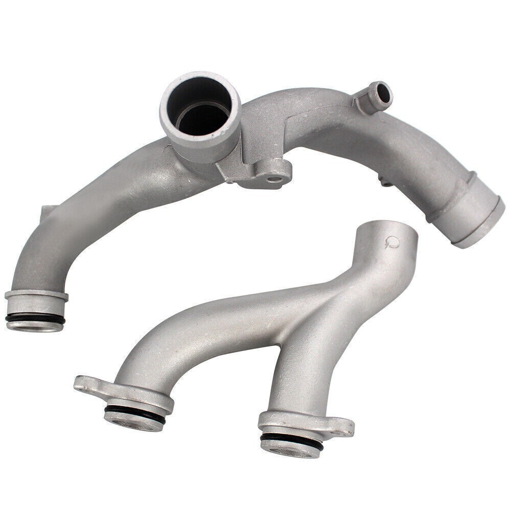 10X Engine Coolant Pipe Upgrade Thermostats Kit For Jaguar Land Rover 3.0L 5.0L