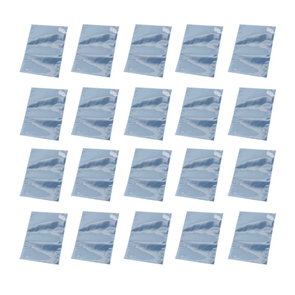 100pcs Translucent Chip Storage Bag Self-sealing Anti-static Mainboard Pouch