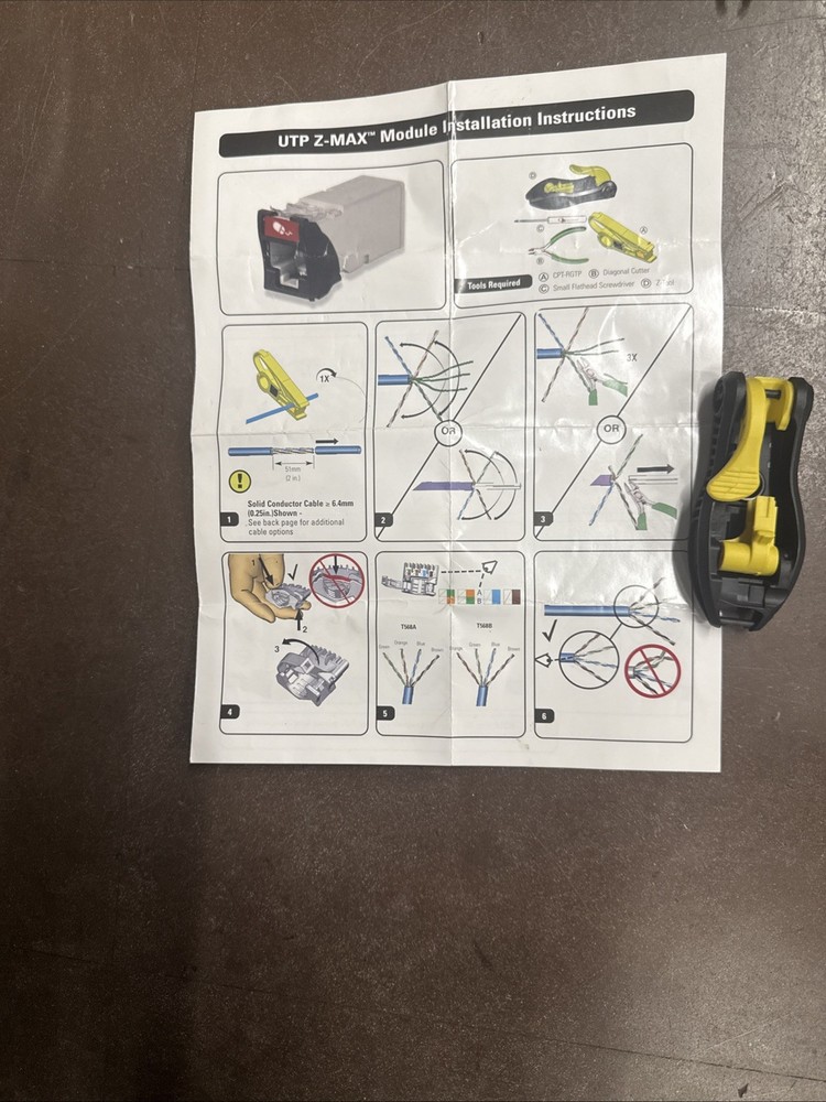 Paladin Cat6 Punch down Tool
