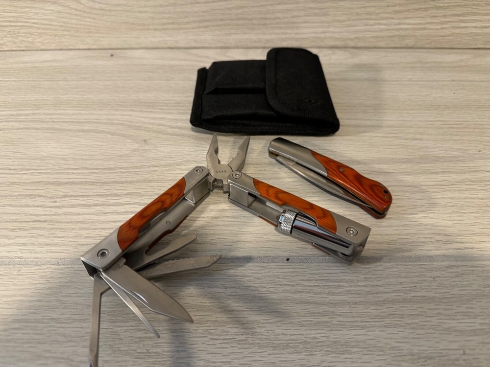 Multi Tool Pliers and Pocket Knife