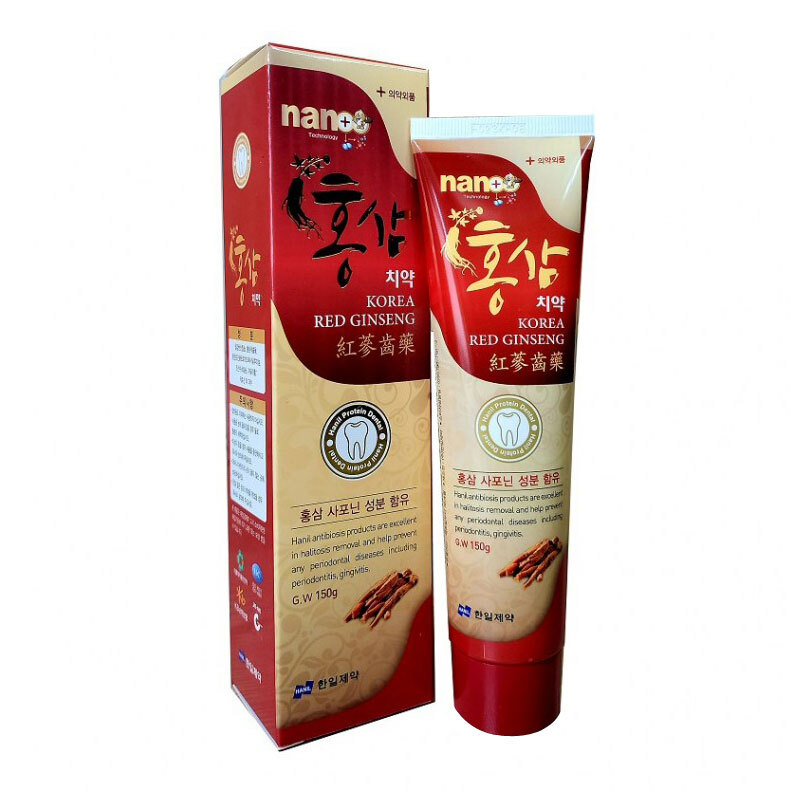 HANIL Ginseng Toothpaste 150g #Red Ginseng / Black Ginseng