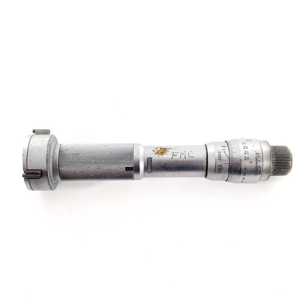 Mitutoyo 3-Point Bore Inside Micrometer 1.2–1.4" .0002"