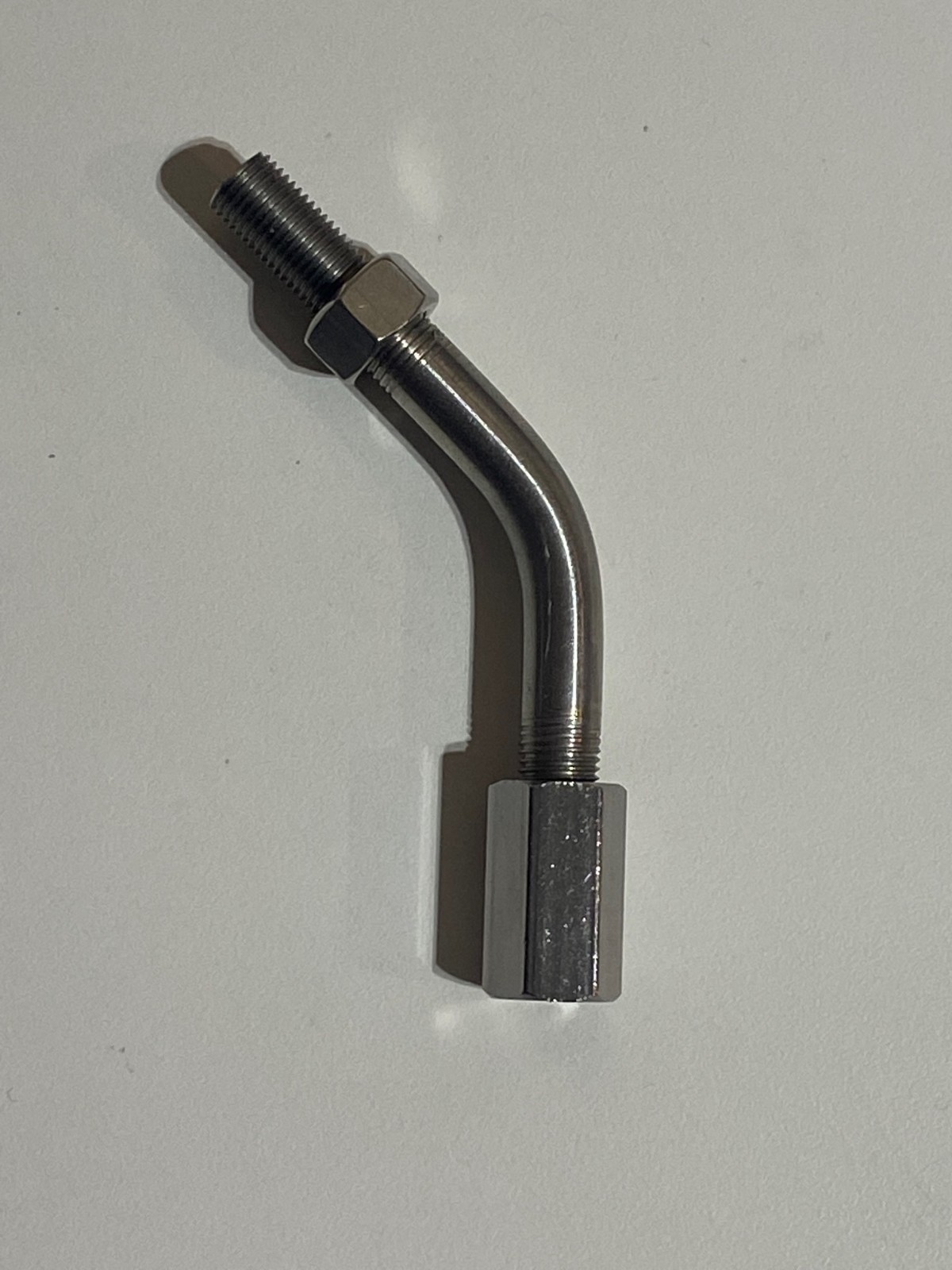 KENWORTH T680 Cb Radio Antenna BRACKET Cricket Style 45 degrees SS PAIR SET