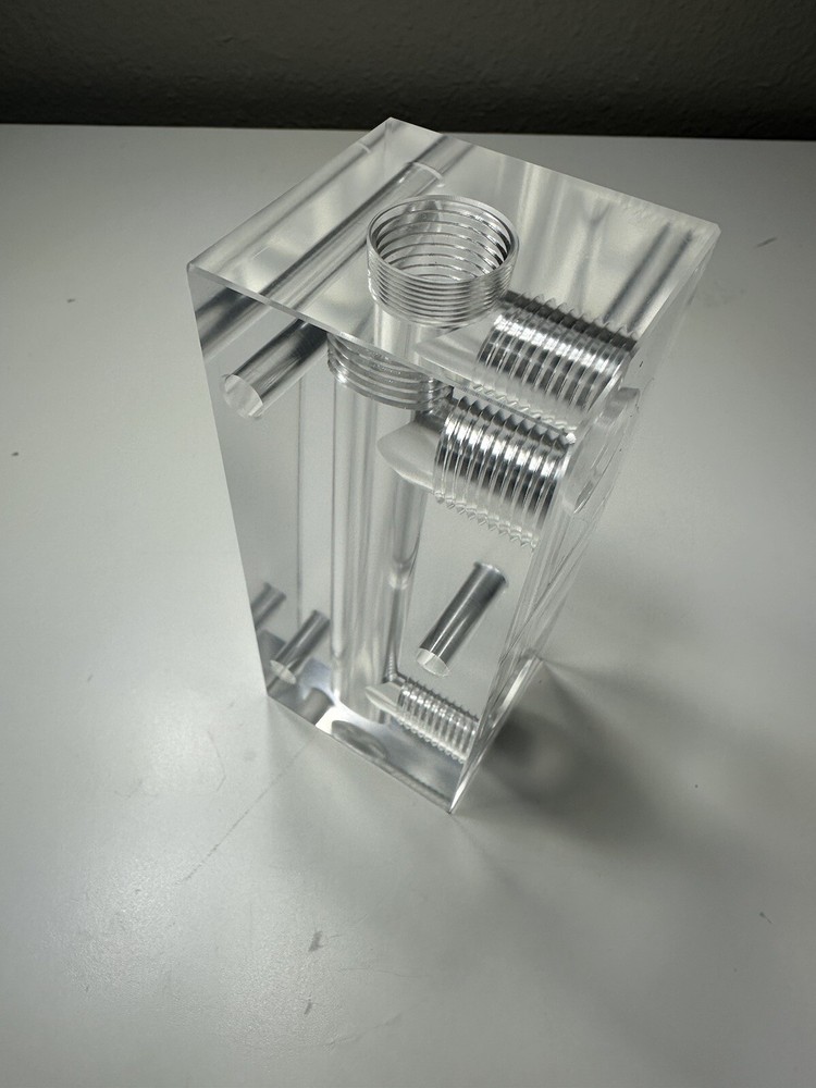 1/2” Clear Softwashing Manifold 2 Port