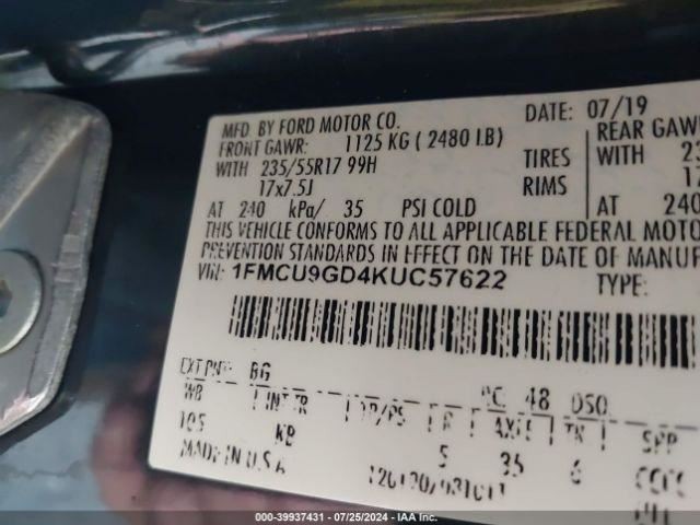 Speedometer MPH Fits 19 ESCAPE 63854