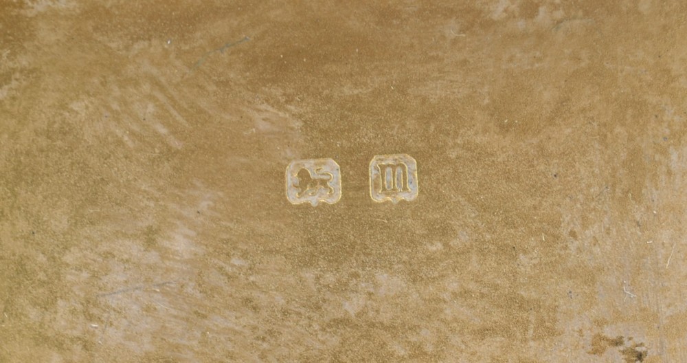 Antique Solid Silver Snuff Box 1911 Shaped William Aitken