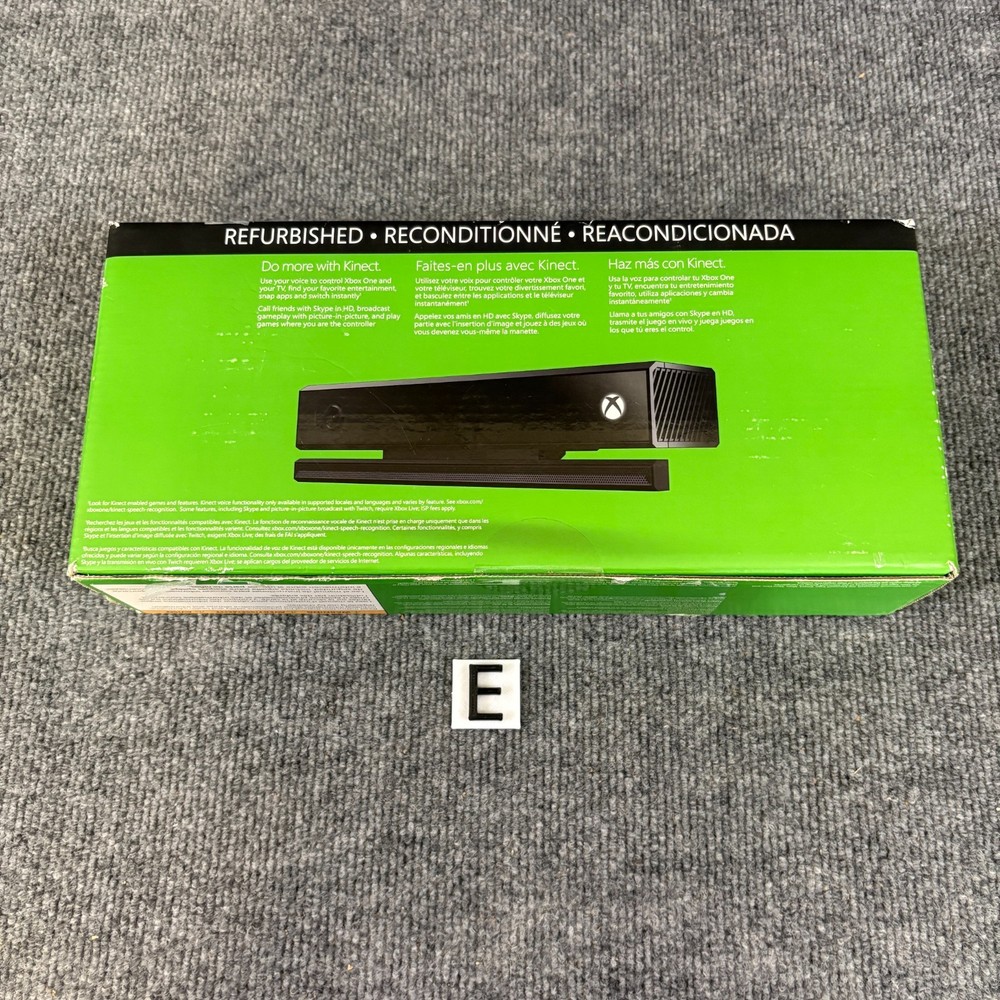 Microsoft Xbox One Kinect Motion Sensor - Black - Model 1520 Sealed Restored