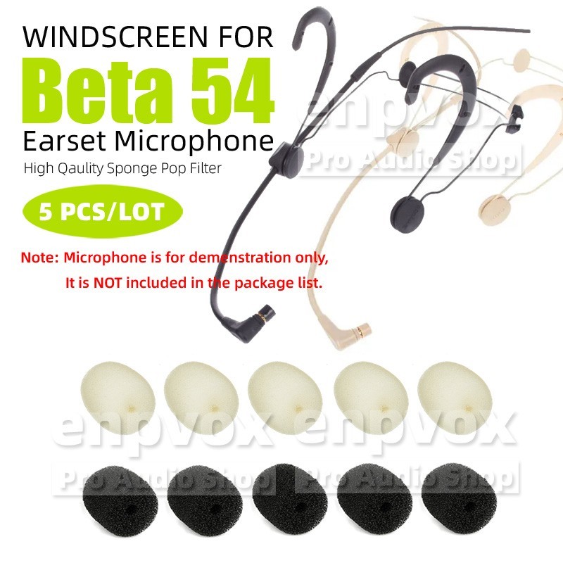 FOR SHURE BETA 54 WBH54B WINDSCREEN MICROPHONE SPONGE HEADSET FOAM FILTER SHIELD