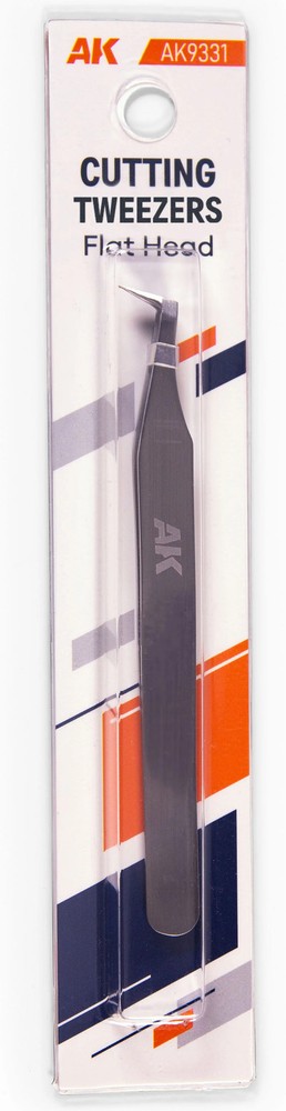 AK Interactive AK9331 Cutting Tweezers Flat Head