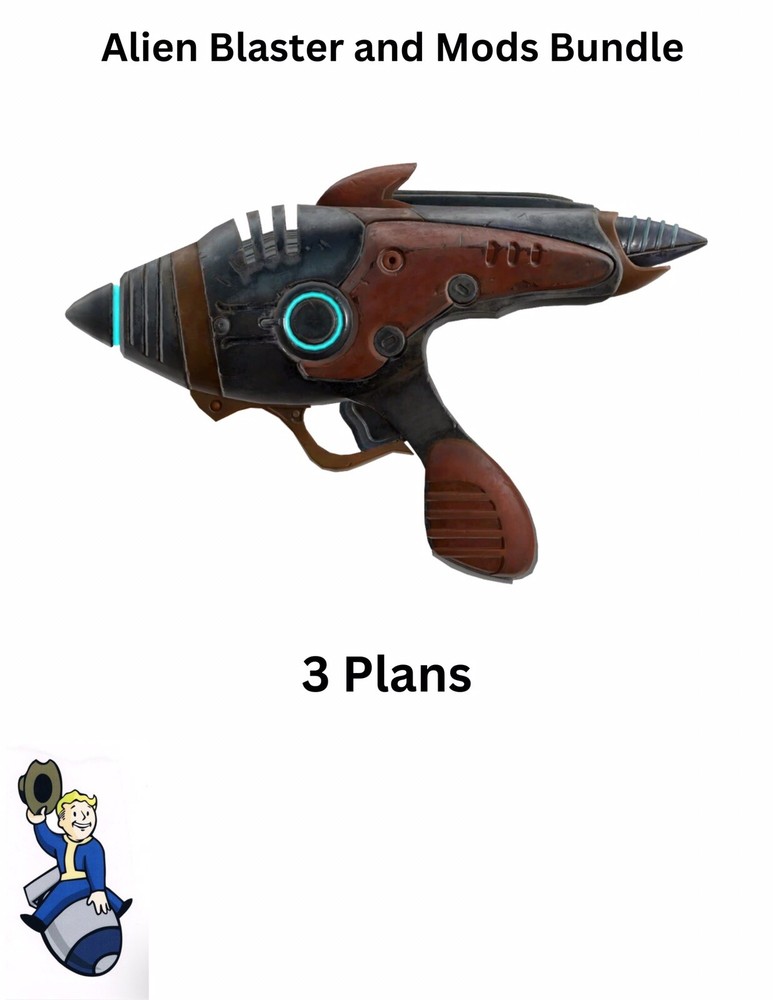 (Xbox) Alien Blaster and Mods Plans (3 Plans)