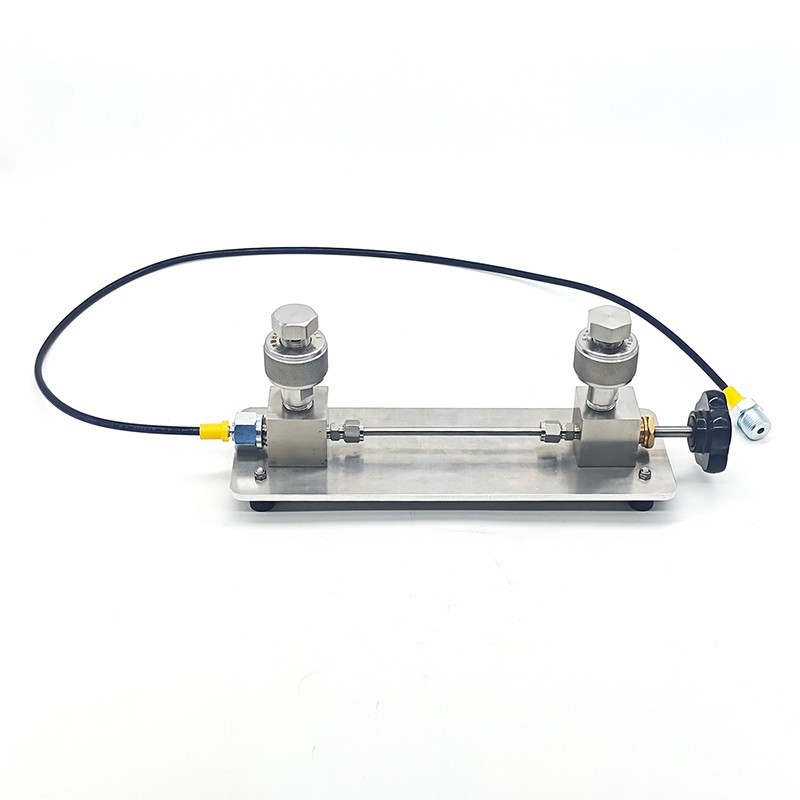 2 Interface air Pressure Calibrator 25MPa Pressure Table Expansion Eixture Press