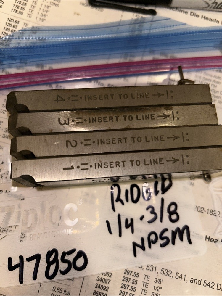 Ridgid 47850 Universal Pipe Dies