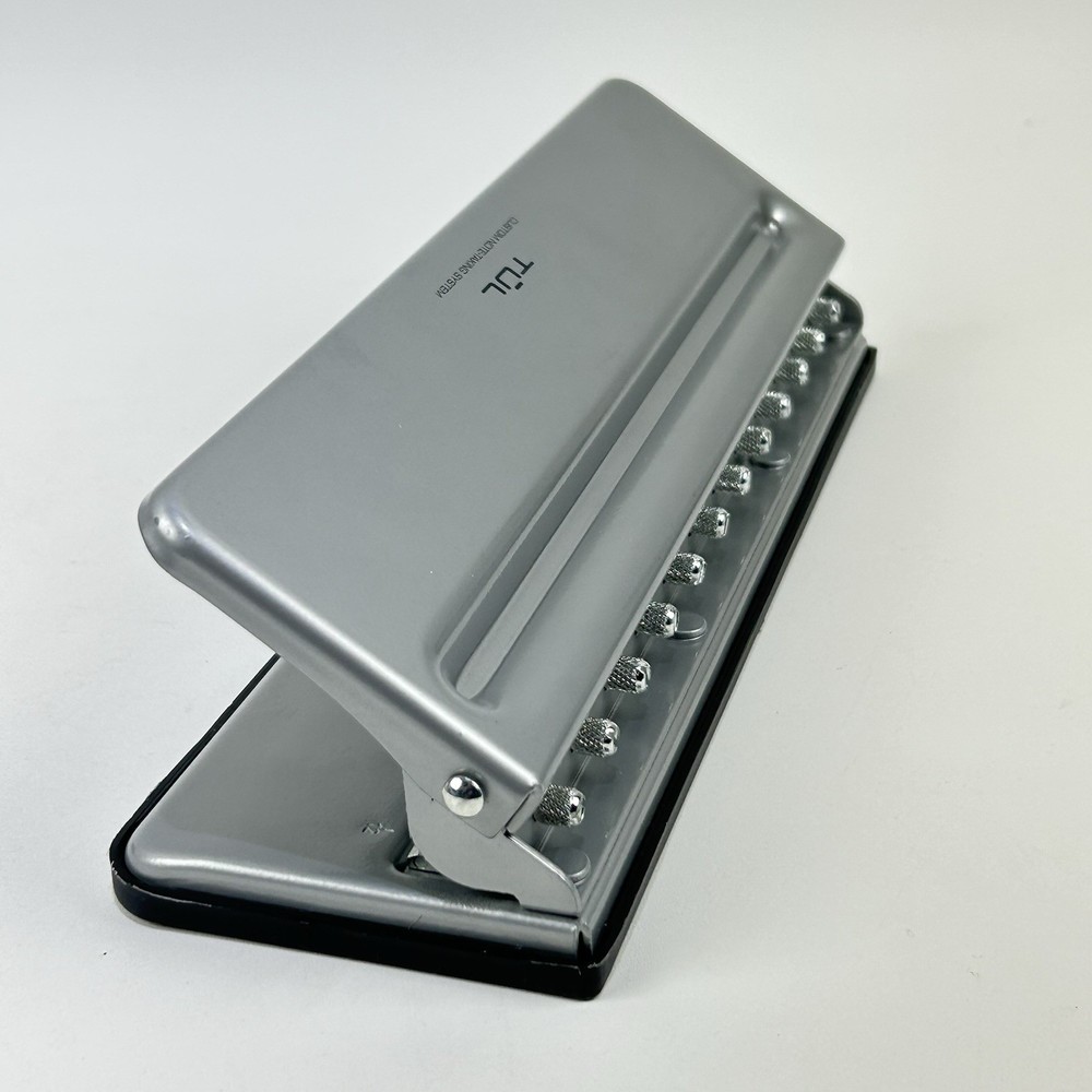 TUL Discbound Hole Punch Custom Note-Taking System Adjustable 12-Hole Punch