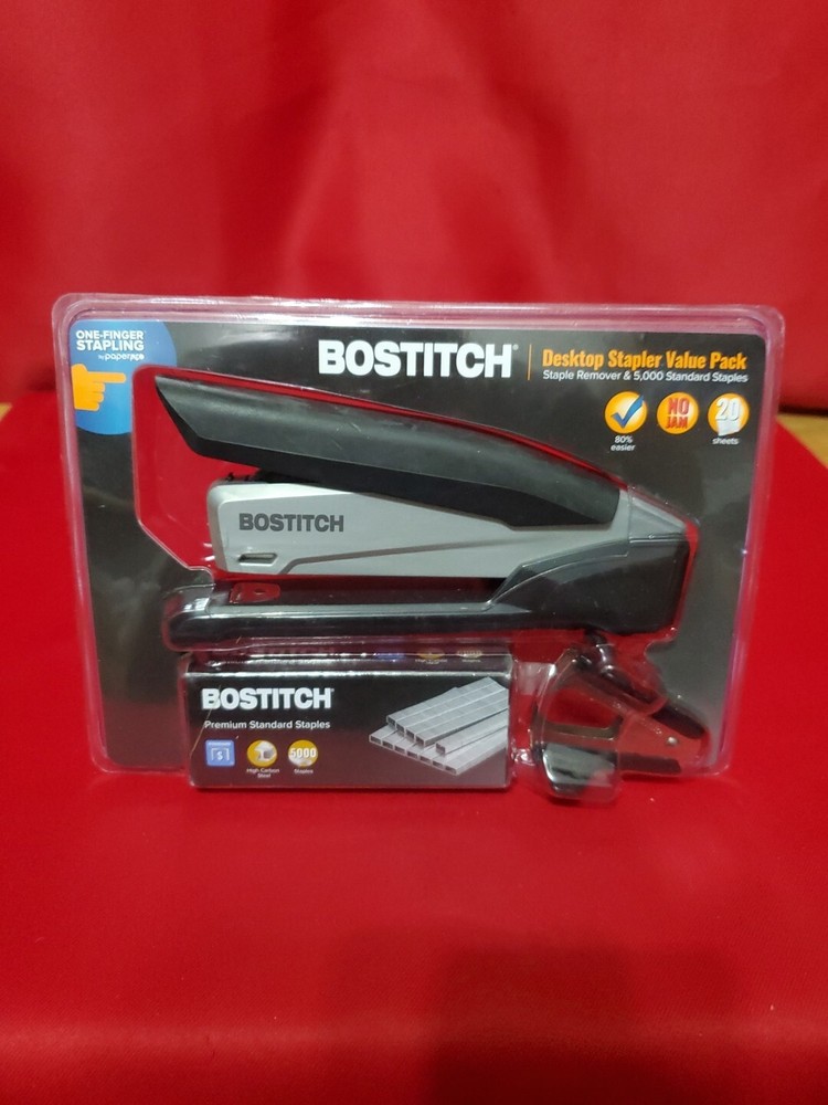 Bostitch Desktop Stapler Value Pack With Staples & Staple Remover New