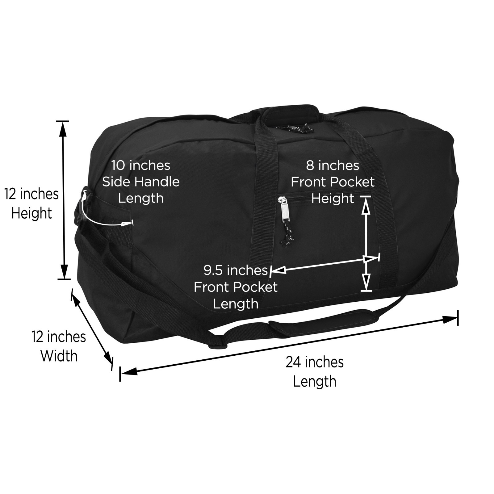 DALIX 25" Big Adventure Large Gym Sports Duffle Bags