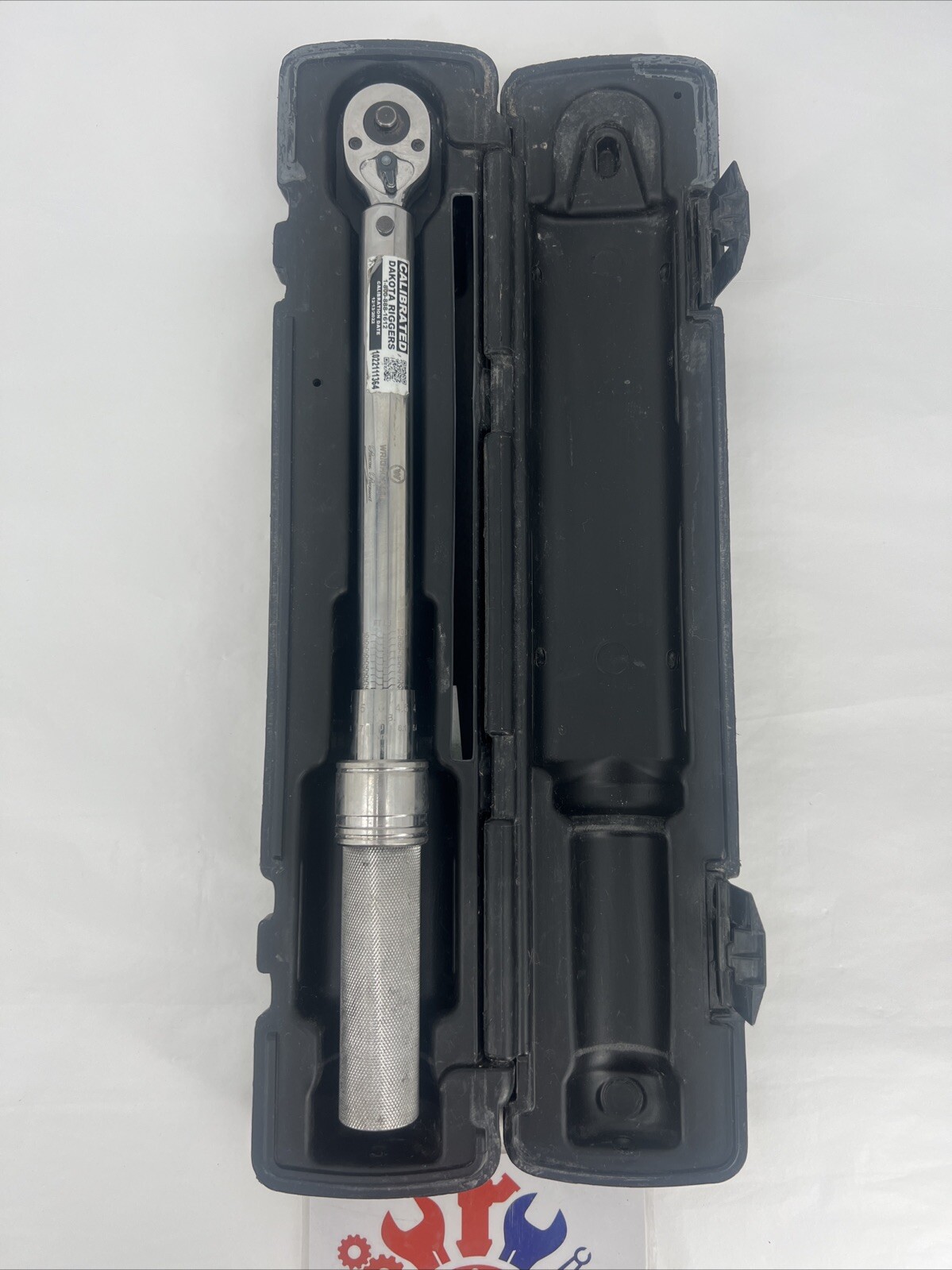 Wright Tool 3477 3/8" Drive Click Torque Wrench w Ratchet Handle with Case