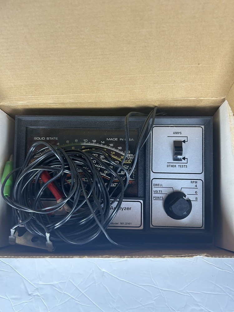 Sears Engine Analyzer For 12 Volt Systems # 161.2161 28 2161