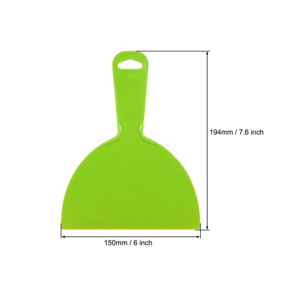 Putty Taping Drywall Scraper 6" Flexible Plastic Blade Disposable Spreader 2pcs