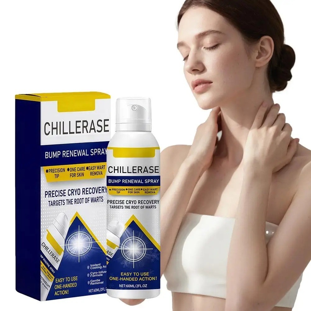 ChillErase Bump Renewal Spray,Professional Salicylic Acid Body Serum 2% 60ML