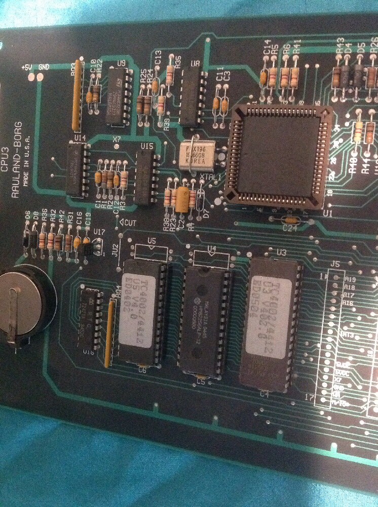 Rauland-Borg CPU3 Card