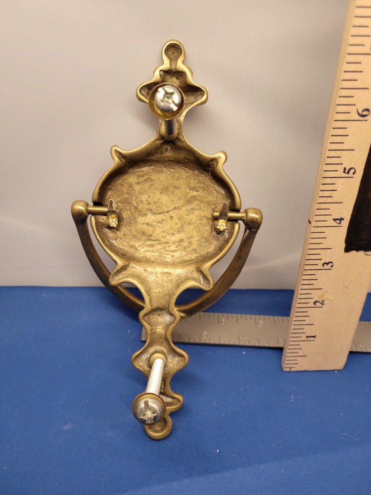 Brass Door Knocker Solid Brass with Door Screws 303